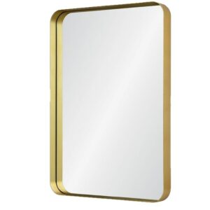 Rectangular Black Metal Frame Mirror