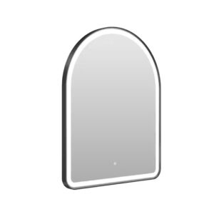 Arch Metal Framed LED Lighted Bathroom Vanity Mirror