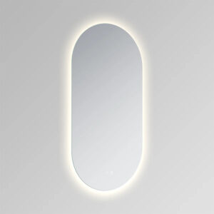 Oval LED Backit Lighted Bathroom Mirror