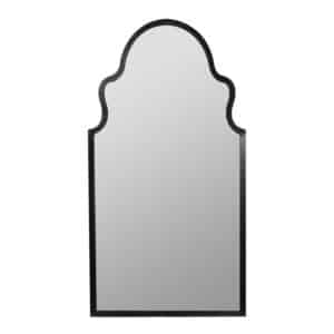 Black Metal Frame Bathroom Mirror