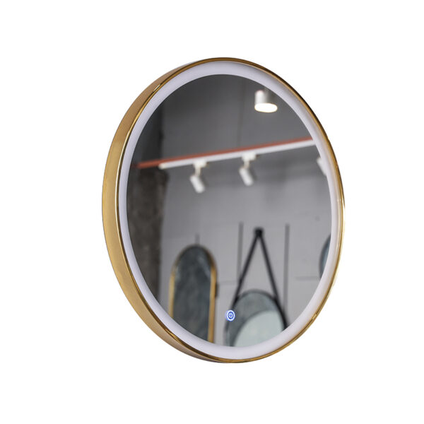 Round Lighted Bathroom Vanity Mirror - Image 2