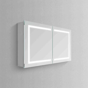 Wall Mounted Medicine Mirror Cabinet With Light