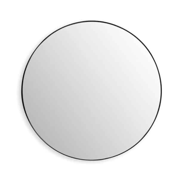 Blackened Brass Round Wall Mirror - Image 3