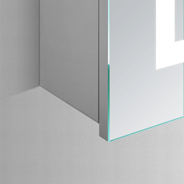 Wall Mounted Medicine Mirror Cabinet With Light - Image 4