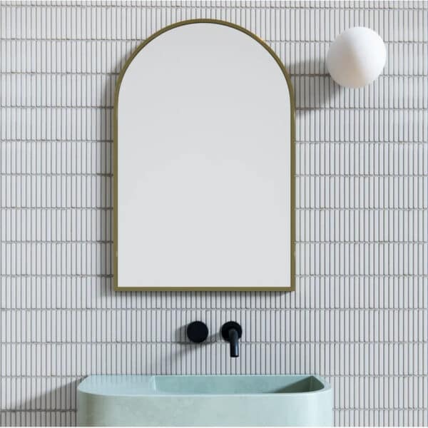 Arched Frame Bathroom Wall Mirror - Image 3