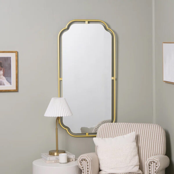 Floating Frame Square Metal Wall Mirror - Image 11