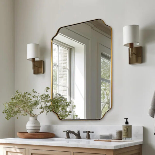 Modern Asymmetrical Designed Mirror