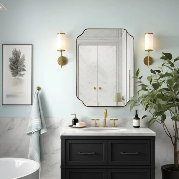 Modern Asymmetrical Designed Mirror - Image 5