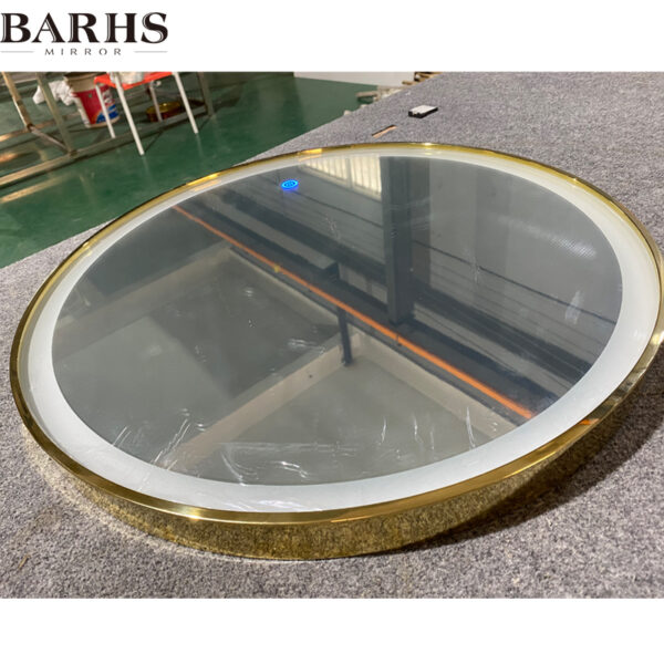 Round Lighted Bathroom Vanity Mirror - Image 3