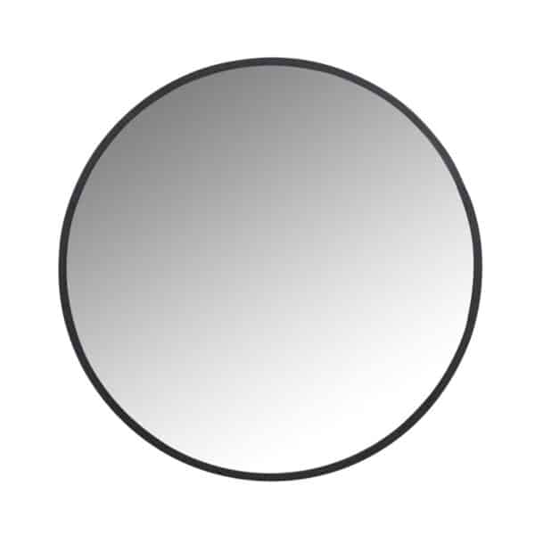 Round Metal Framed Mirror