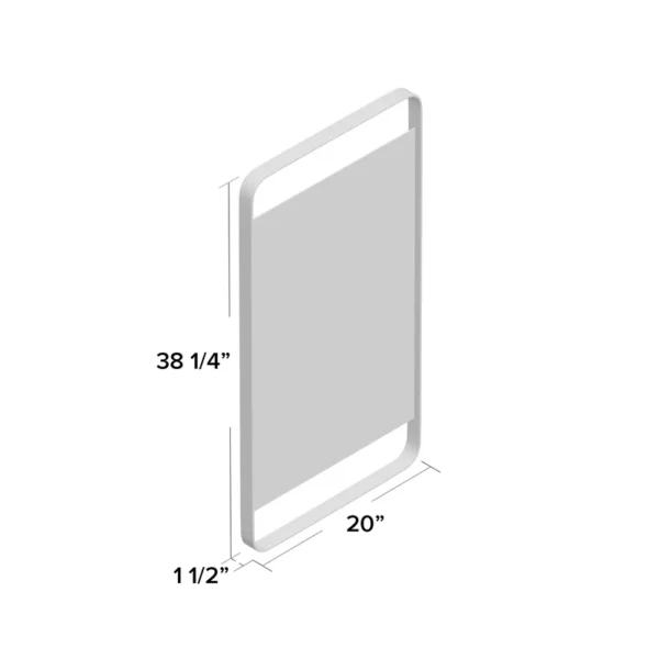 Contemporary Rectangular Wall Mirror with Black Iron Frame - Image 6