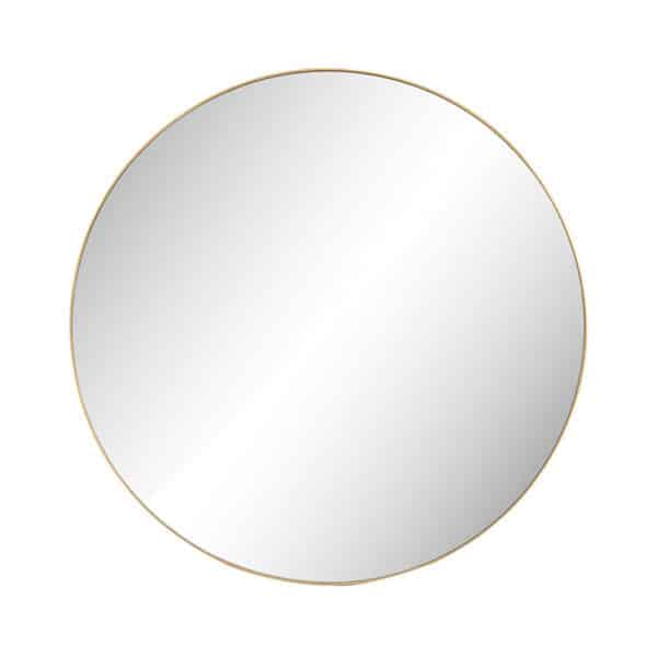 Blackened Brass Round Wall Mirror - Image 2