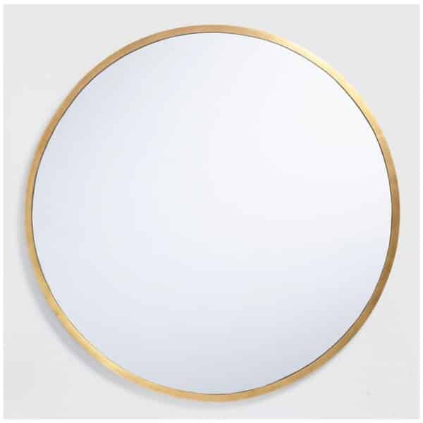 Round Metal Framed Mirror - Image 2
