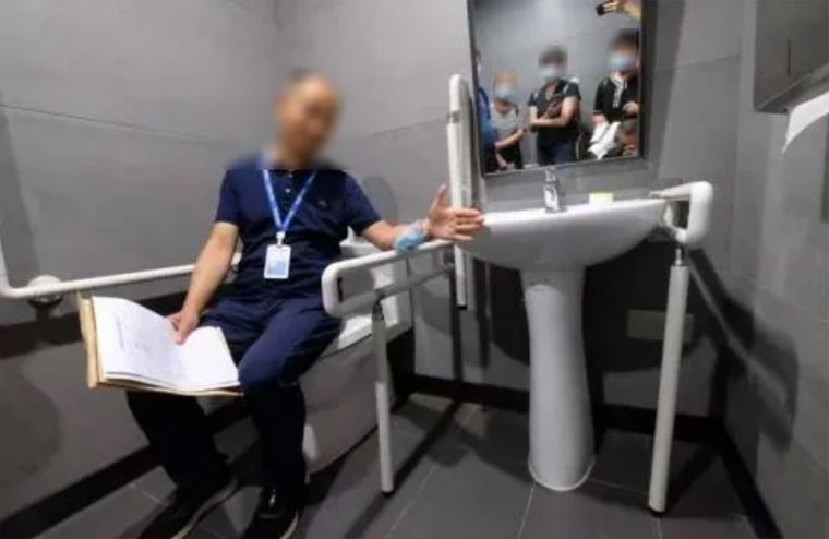accessible mirror solution for Paralympic Games bathroom