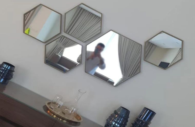 custom vanity mirror for Doha reception hotel project
