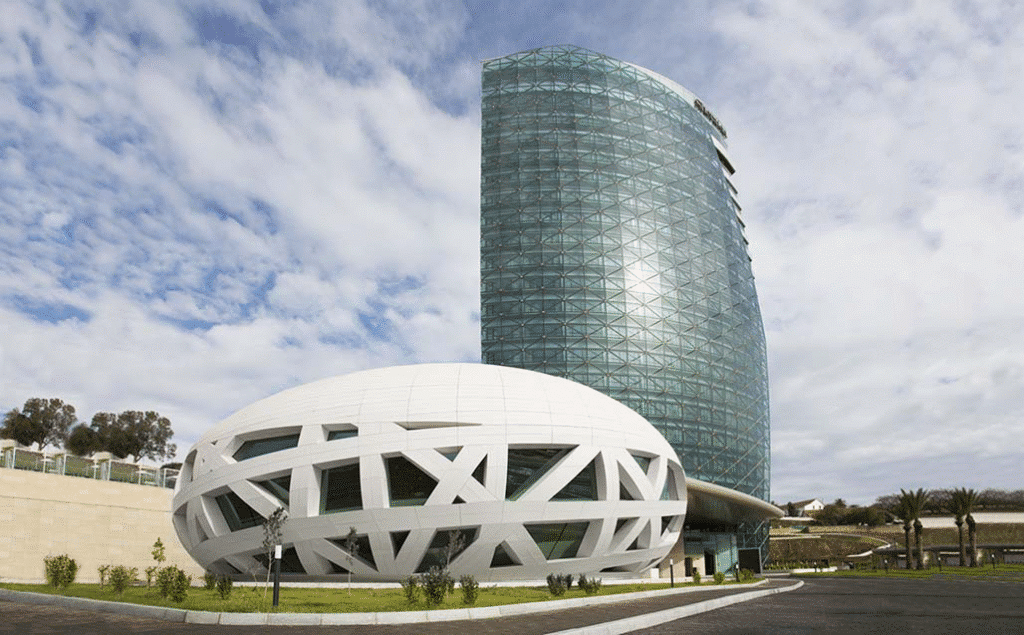 hotel bathroom LED mirror project in Sheraton Annaba